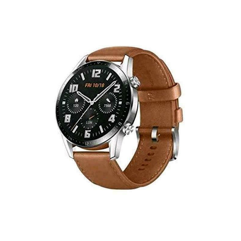 Oral Influencia Con rapidez Watch Huawei GT 2 Classic 46mm Leather Brown