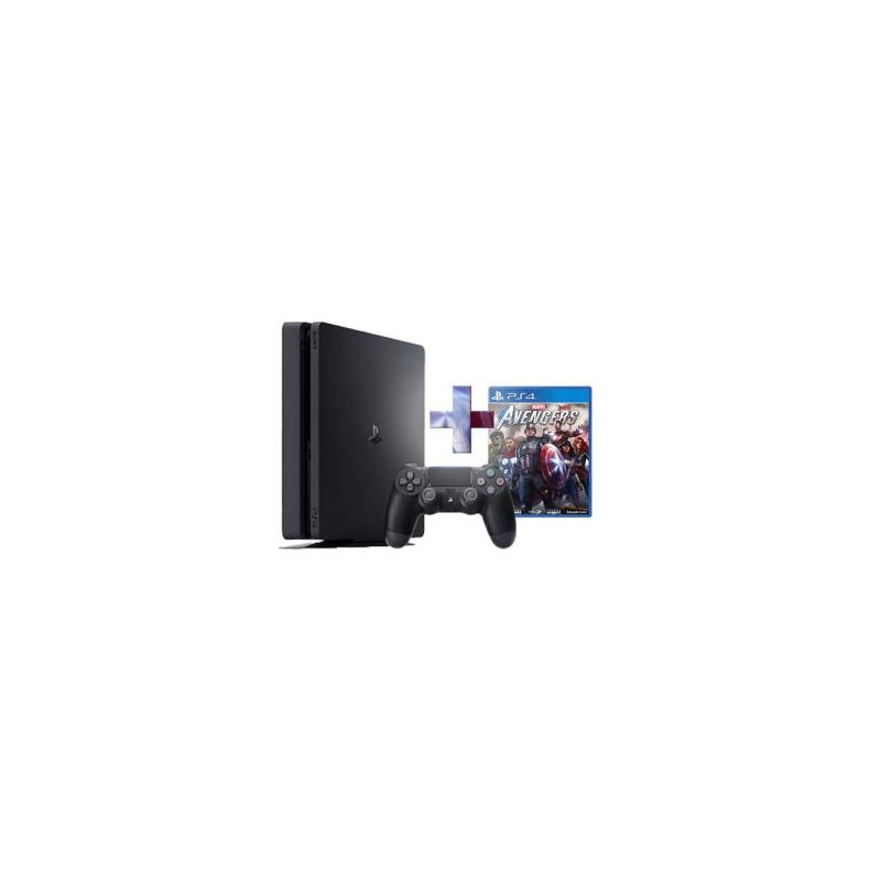 Encogimiento Superioridad George Eliot PS4 Console 500GB F ChassisSlim Black + PS4 Marvel's Avengers