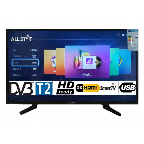 TV LED 43 ALL STAR ASTV43S FULL HD SMART TV ANDROID