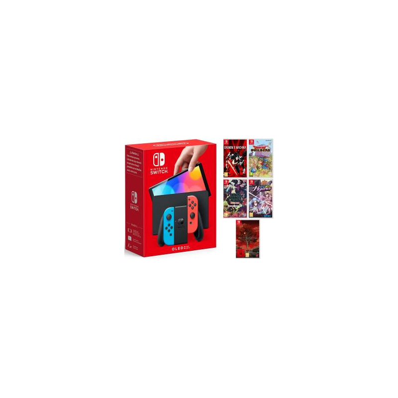 Console de Jeux NINTENDO Switch Oled - Bleu&Rouge